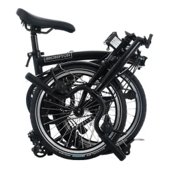 Brompton C Line Advanced - 12-Speed - Mid Bar - Extended Seatpost - Rear Rack & Dynamo - 16