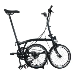 Brompton C Line Advanced - 12-Speed - Mid Bar - Extended Seatpost - Rear Rack & Dynamo - 16