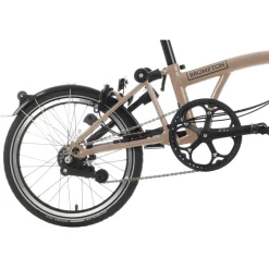Brompton C Line - 4-Speed - Mid Bar - Extended Seatpost - Rear Rack & Dynamo - 16" Vouwfiets - 2026 - dune sand