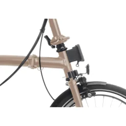 Brompton C Line - 4-Speed - Mid Bar - Extended Seatpost - Rear Rack & Dynamo - 16