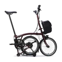 Brompton Electric C Line - 4-Speed - High Bar - Extended Seatpost - Rear Rack - 16