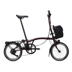 Brompton Electric C Line - 4-Speed - High Bar - Extended Seatpost - Rear Rack - 16