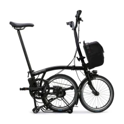 Brompton Electric C Line - 4-Speed - High Bar - Extended Seatpost - Rear Rack - 16