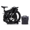 Brompton Electric G Line City+ - 4 Speed - Raised Bar - Extended Seatpost - Rear Rack - 20" Elektrische Vouwfiets - 2026 - Space Black