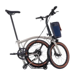 Brompton Electric G Line City+ - 4 Speed - Raised Bar - Extended Seatpost - Rear Rack - 20