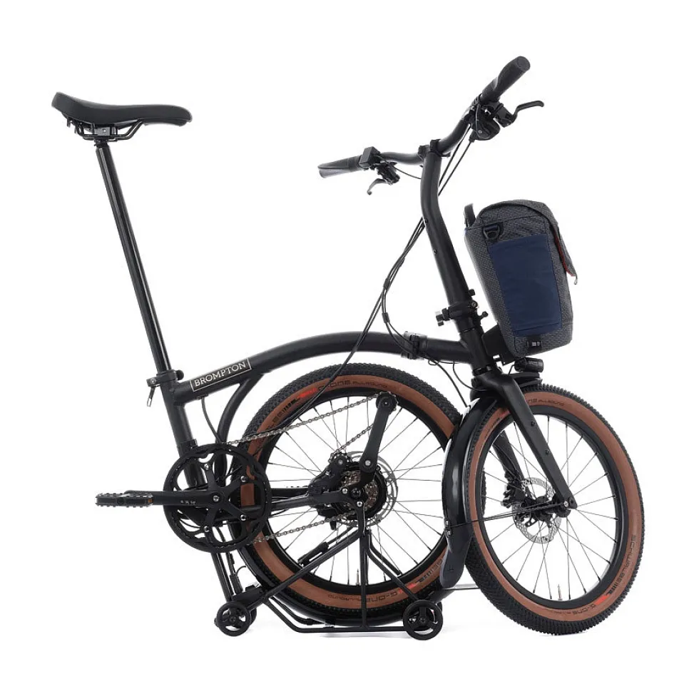 Brompton Electric G Line - 4 Speed - Small Bar - Standard Seatpost - Rear Rack - 20" Elektrische Vouwfiets - 2026 - space black