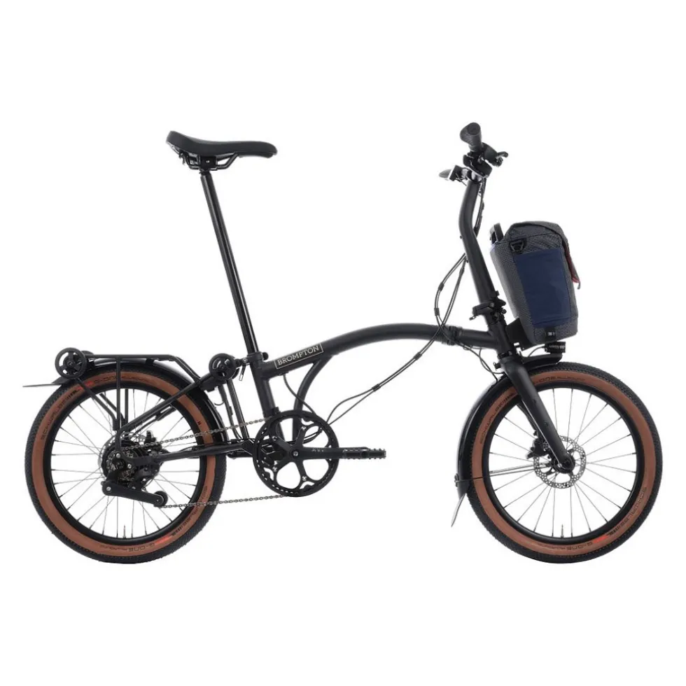 Brompton Electric G Line - 4 Speed - Small Bar - Standard Seatpost - Rear Rack - 20" Elektrische Vouwfiets - 2026 - space black