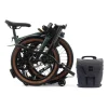 Brompton Electric G Line - 4 Speed - Medium Bar - Extended Seatpost - Rear Rack - 20" Elektrische Vouwfiets - 2026 - forest green