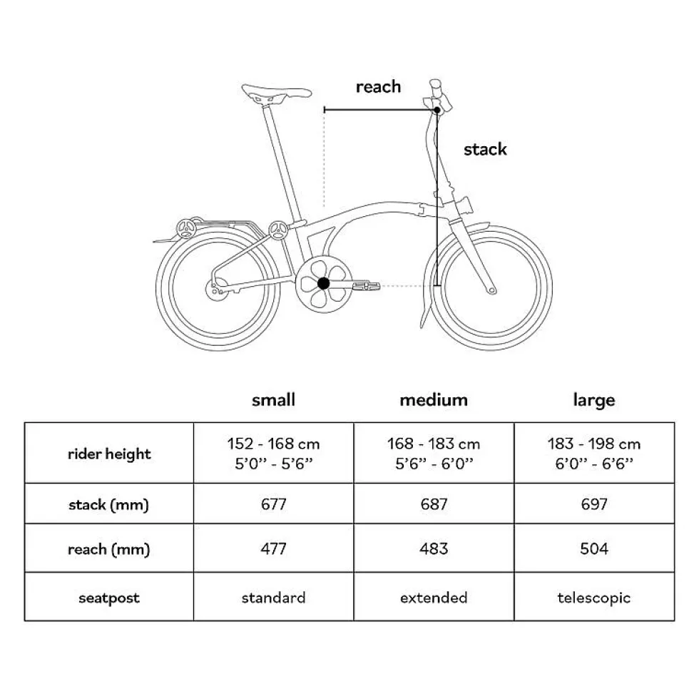 Brompton Electric G Line - 4 Speed - Medium Bar - Extended Seatpost - Rear Rack - 20" Elektrische Vouwfiets - 2026 - forest green
