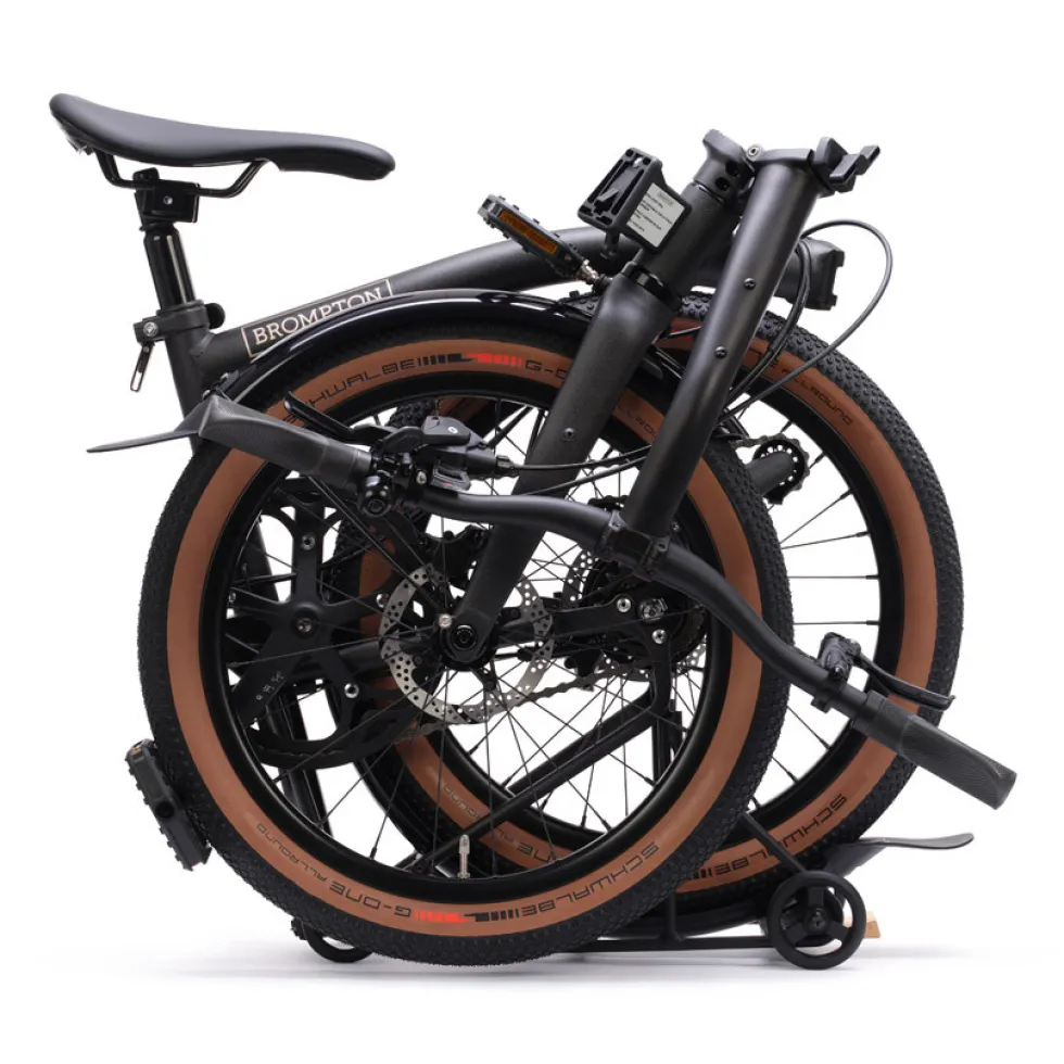 Brompton G Line - 8-Speed - Small - Standard Seatpost - Rear Rack - 20" Vouwfiets - 2026 - Space Black