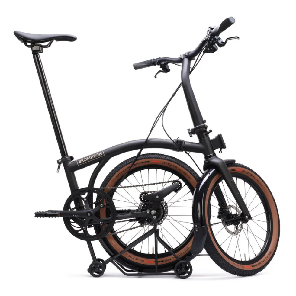 Brompton G Line - 8-Speed - Small - Standard Seatpost - Rear Rack - 20" Vouwfiets - 2026 - Space Black