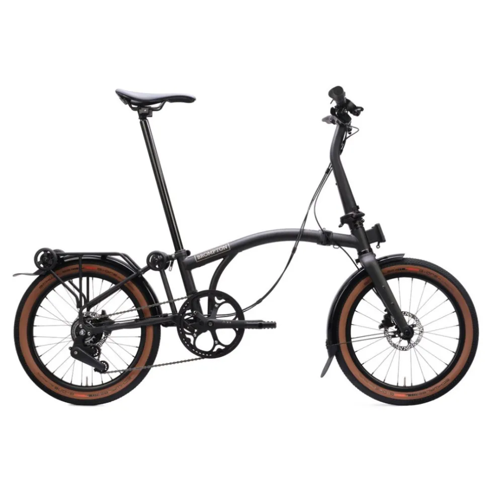Brompton G Line - 8-Speed - Small - Standard Seatpost - Rear Rack - 20" Vouwfiets - 2026 - Space Black