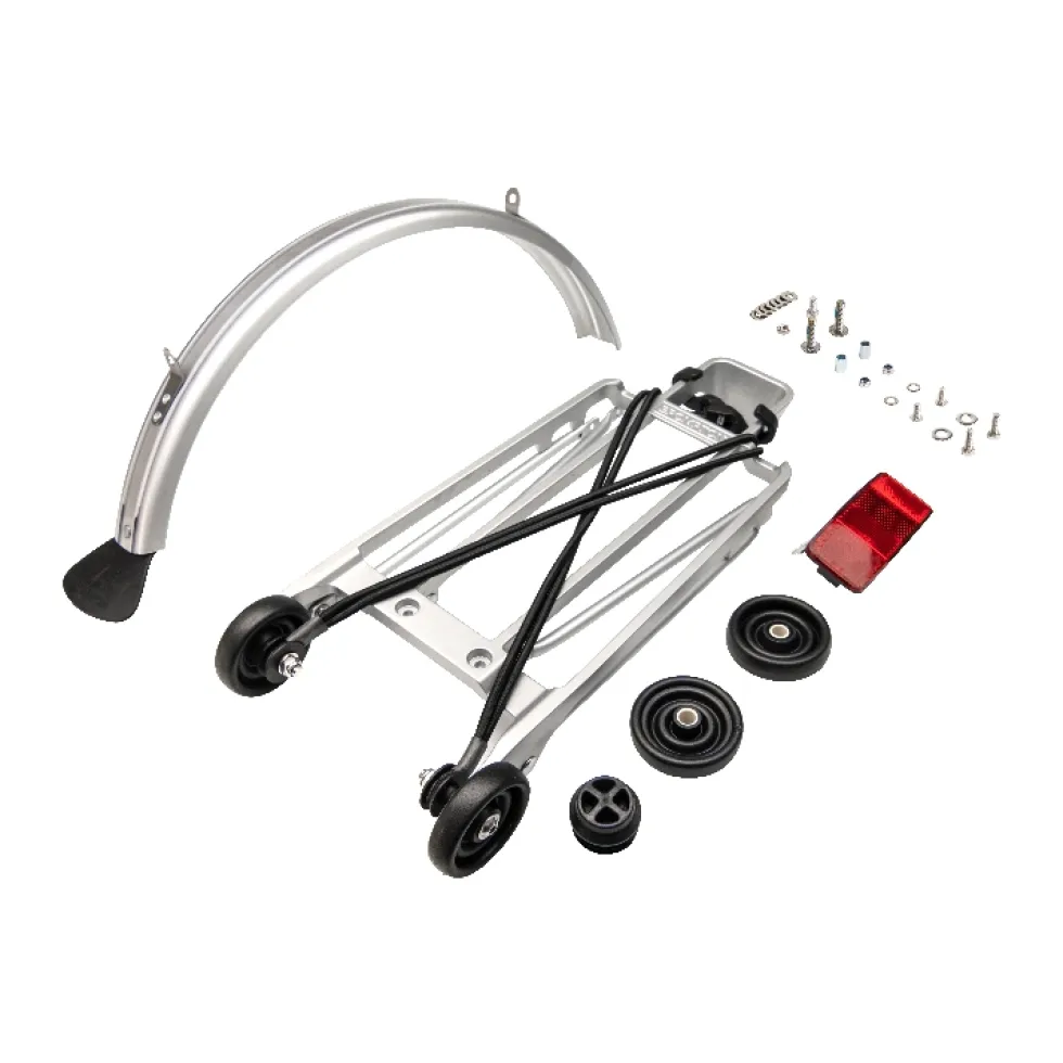 Brompton Rear Rack Set - silver