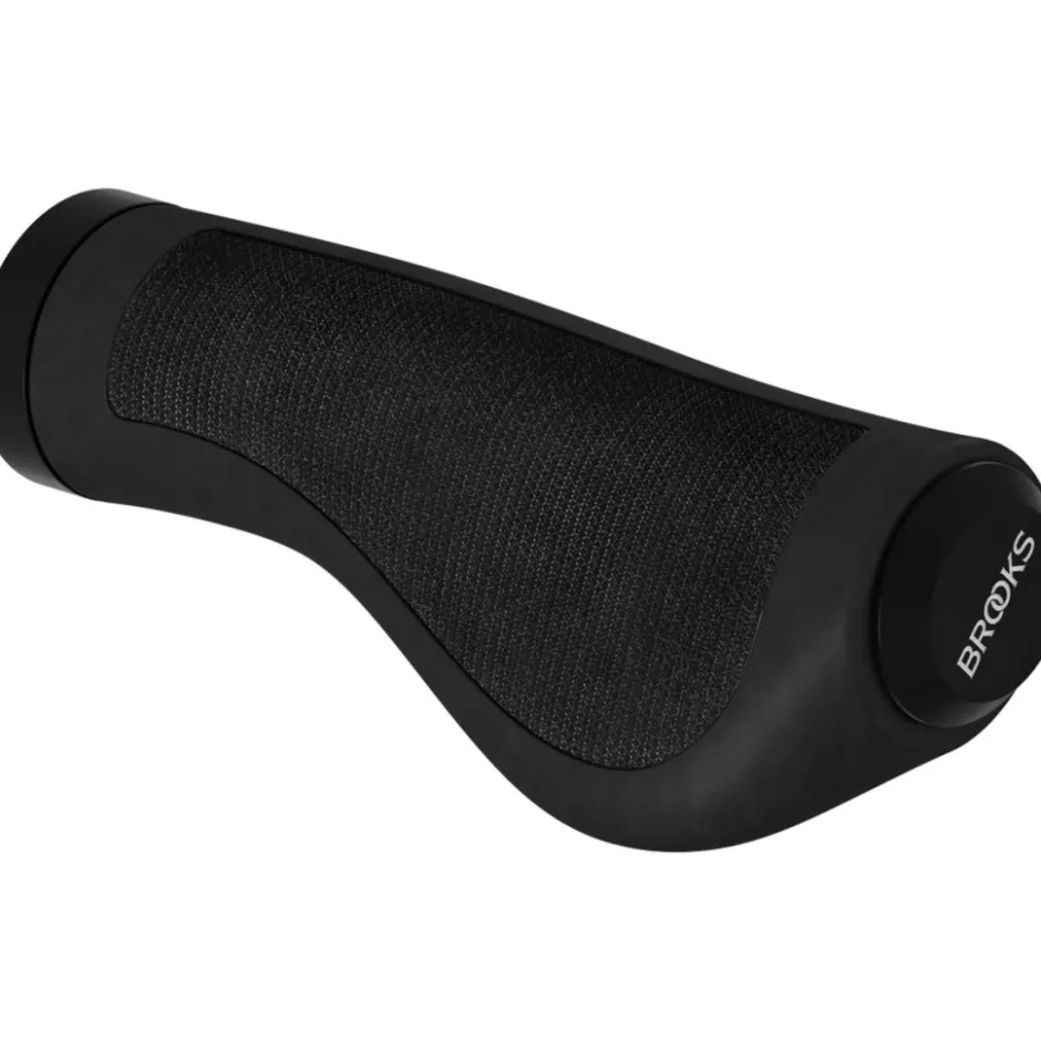 Handvatten < Brooks England Brooks Ergonomic Rubber Grip 130/130 mm - black