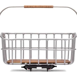 Brooks Peckham Low Fietsmand - aluminium