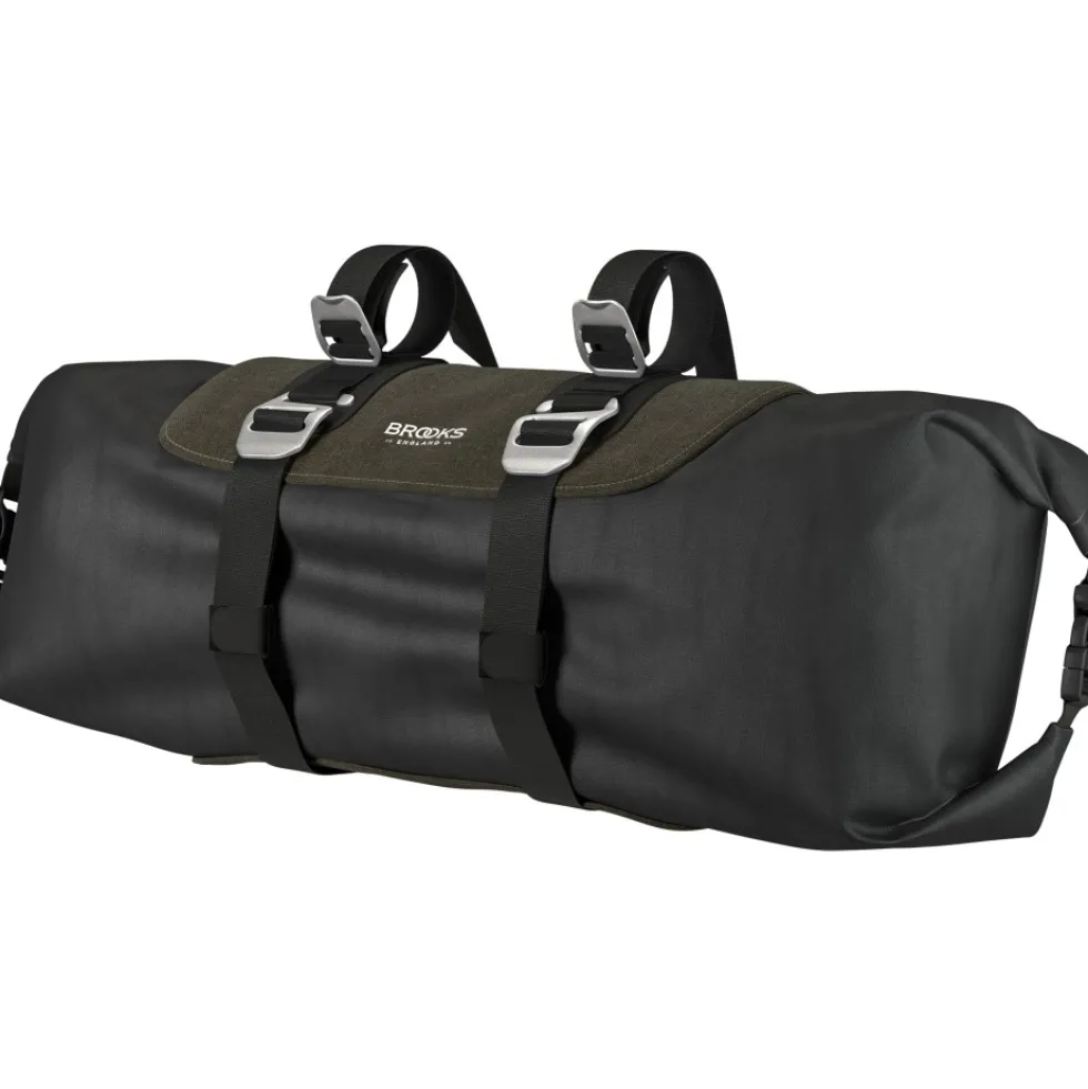 Brooks Scape Handlebar Roll Stuurtas 10-12L - mud green