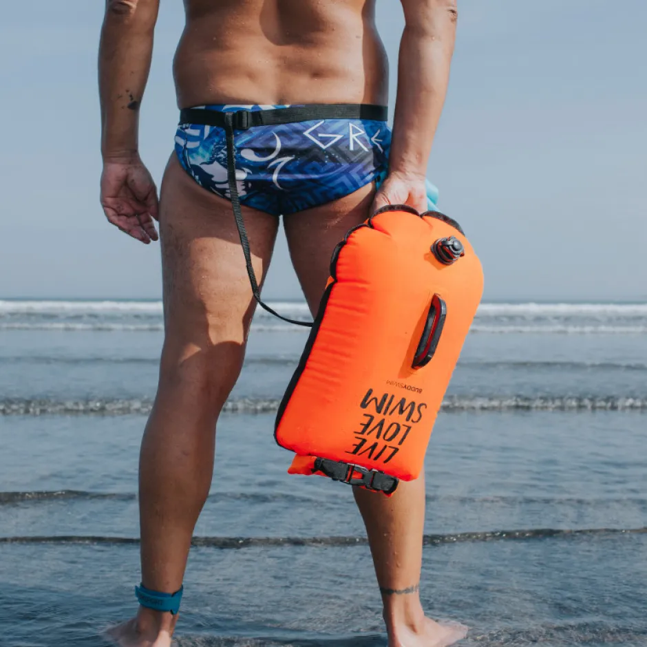Zwemhulpmiddelen < Buddyswim Buoy Dry Bag LLS 20lt - orange