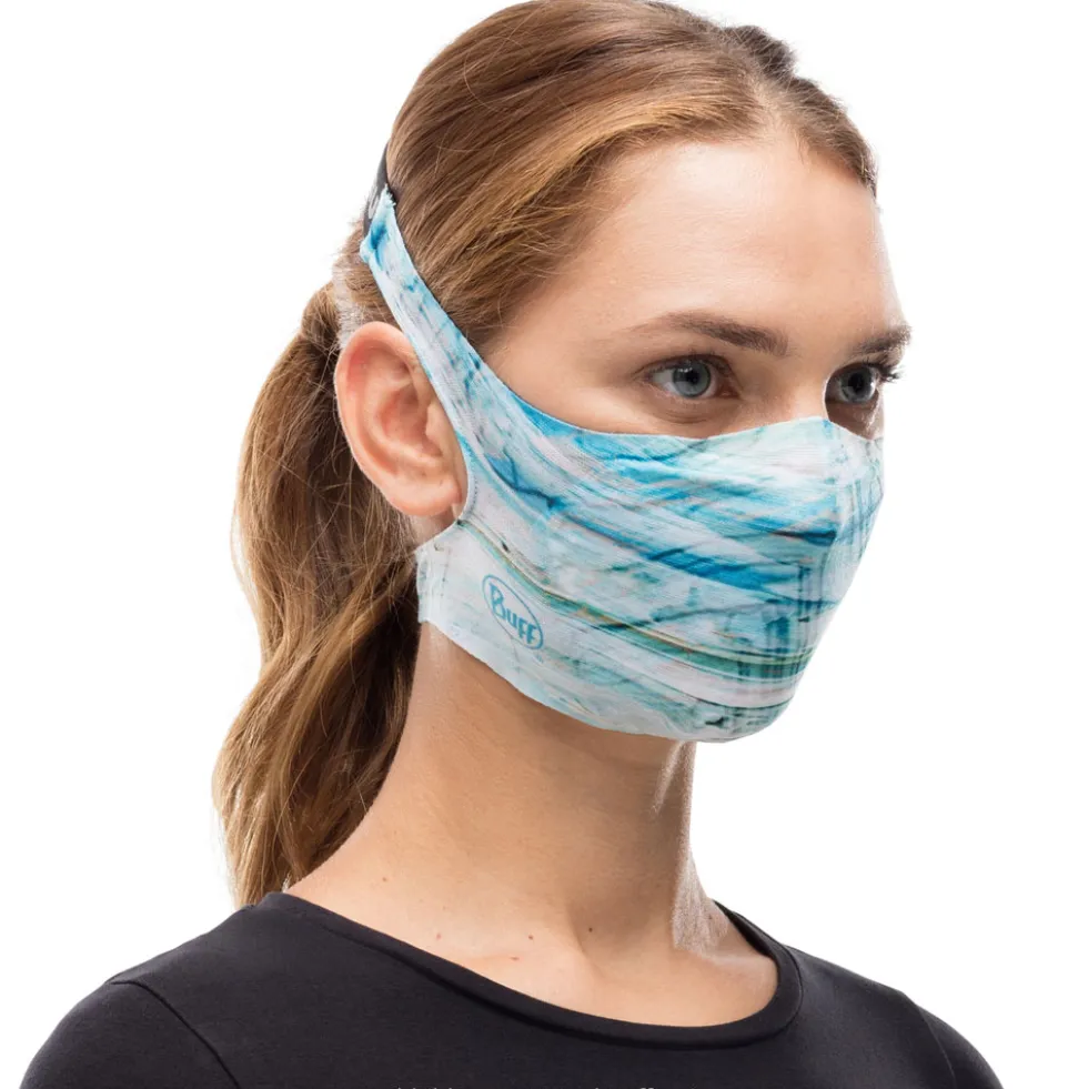 Buff® Filter Gezichtsmasker - Makrana Sky Blue
