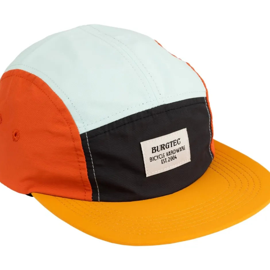 Mutsen|Mutsen En Doeken < Burgtec Courier Five Panel Pet - sweet mustard