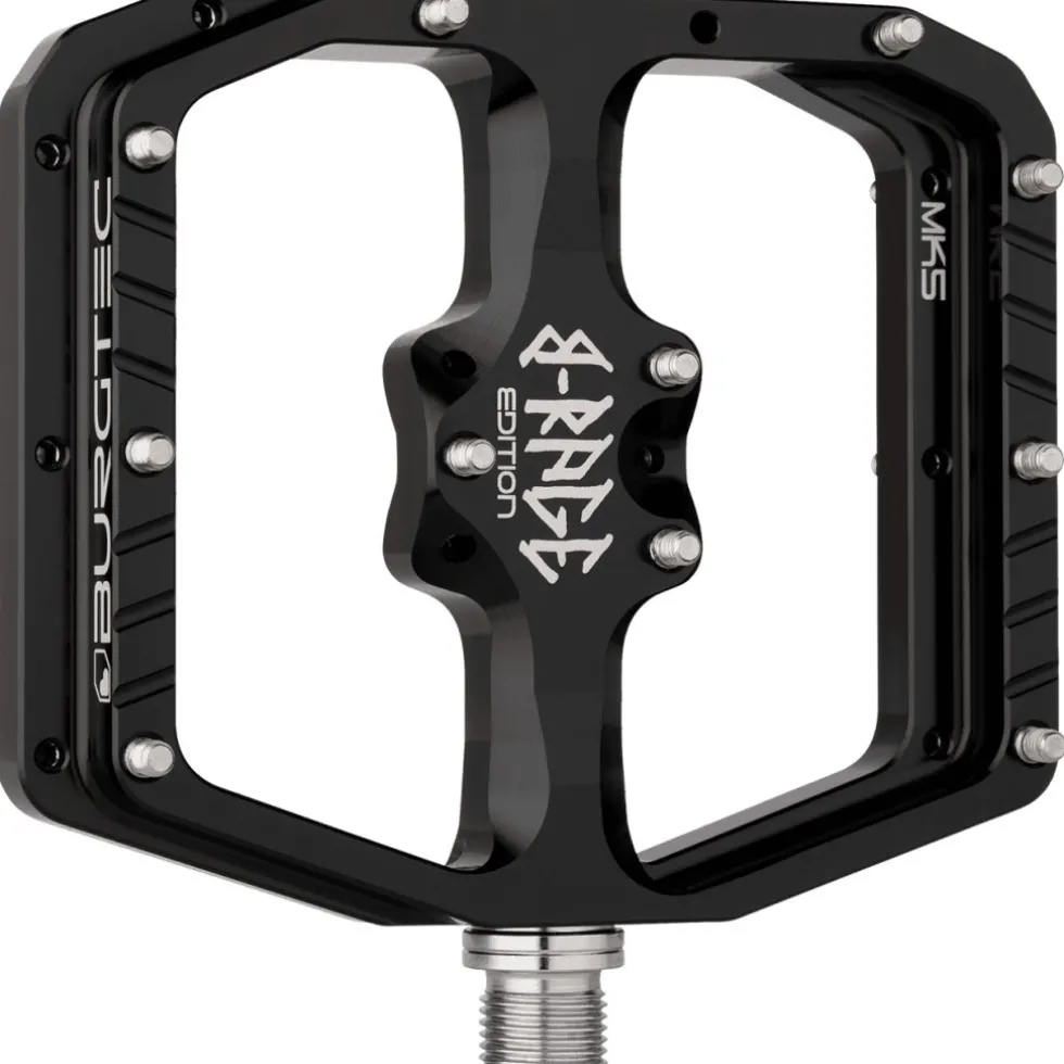 Burgtec Penthouse Flat MK5 Pedalen - B-Rage Edition - Burgtec Black