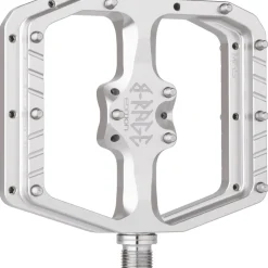 Burgtec Penthouse Flat MK5 Pedalen - B-Rage Edition - Rhodium Silver