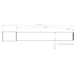Snelspanners En Steekassen < Burgtec Steekas - vooraan | 20x110mm Boost | 142mm | voor FOX 40 - race red