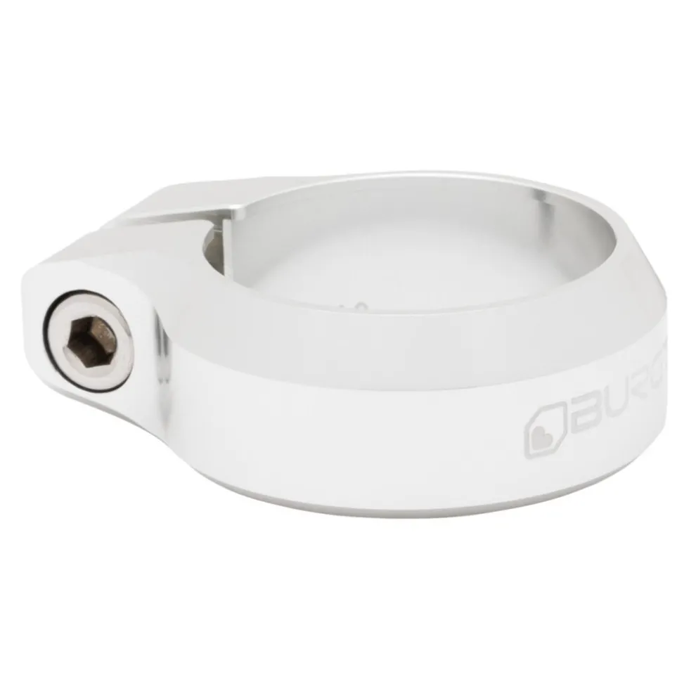 Burgtec Zadelpenklem - rhodium silver