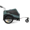 Burley Bark Ranger Fietskar voor Honden - zwart/turquoise mat