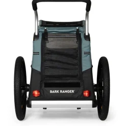 Burley Bark Ranger Fietskar voor Honden - zwart/turquoise mat