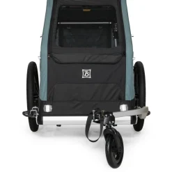 Burley Bark Ranger XL Fietskar voor Honden - zwart/turquoise mat