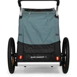 Burley Bark Ranger XL Fietskar voor Honden - zwart/turquoise mat