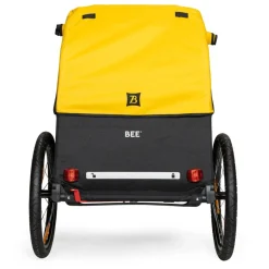 Kinderkarren < Burley Bee Double Fietskar voor 1-2 Kinderen - geel/zwart