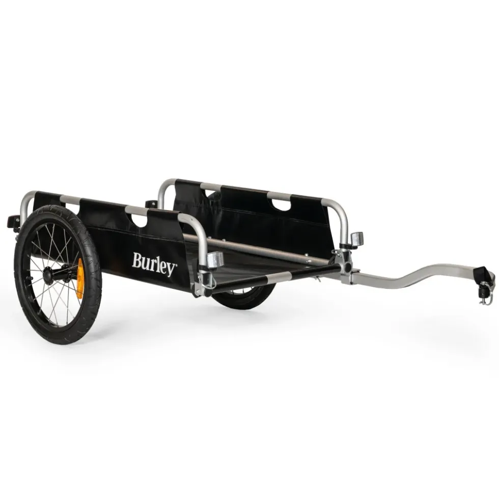 Burley Flatbed Transportkar - zwart