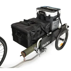Burley Flatbed Transportkar - zwart
