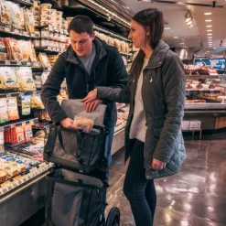 Burley Travoy Lower Market Bag - Onderste Fietstas 40L - donkergrijs