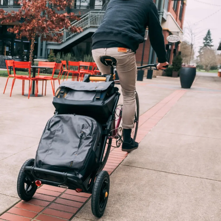 Bagagekarren < Burley Travoy Transportkar - zwart