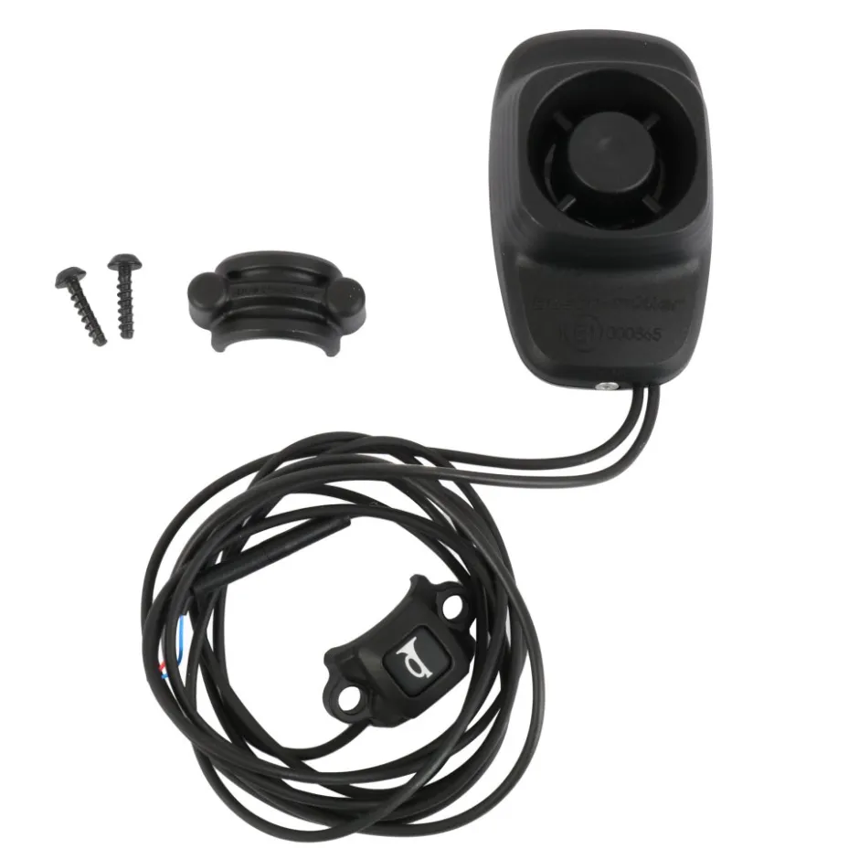 Bellen < Busch + Müller E-Bike Claxon voor S-Pedelecs - 661TU130/40PB - zwart
