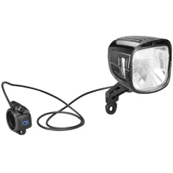 Busch + Müller Lumotec IQ-XL E-Bike LED Fietslamp Vooraan - 169U65TS-01 - zwart