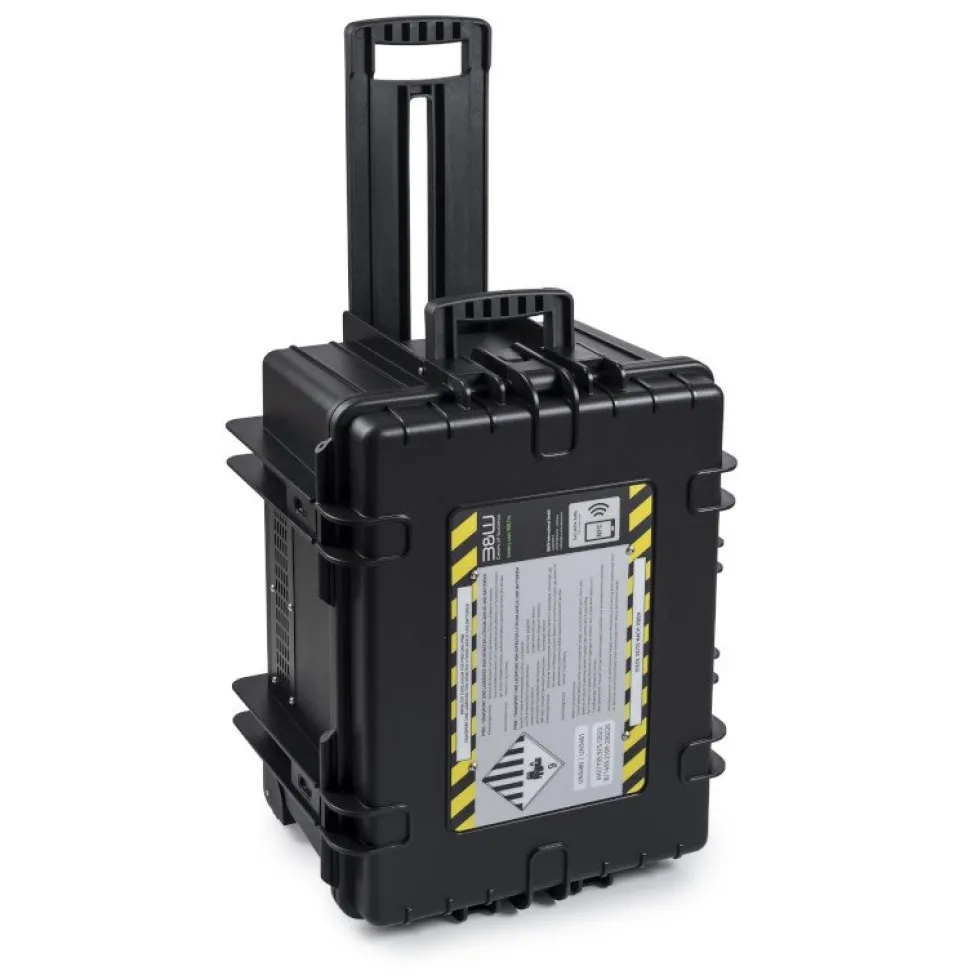 B&W battery.case P908.16 Accutransportkoffer - zwart