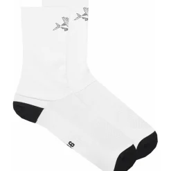 Fietssokken < Café du Cycliste Aero okken - fying fih/back on white