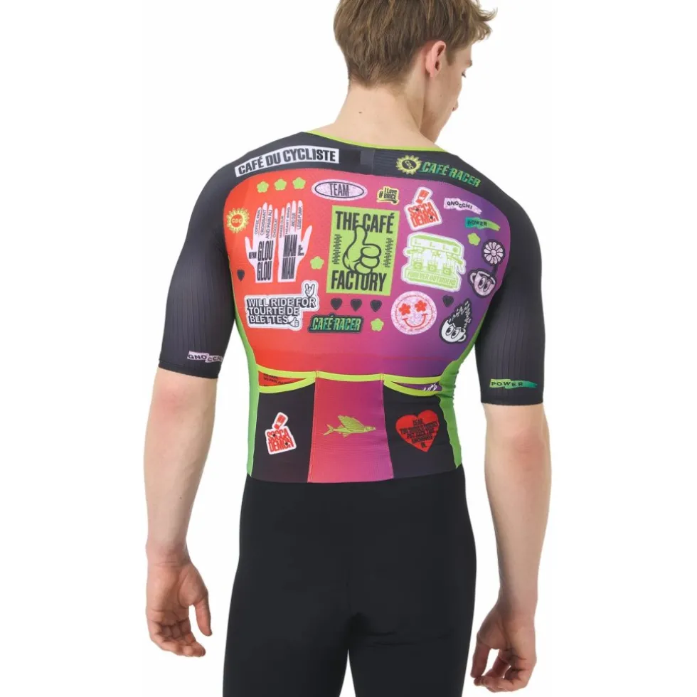 Café du Cycliste x Café Factory Team Cerise Racebody Heren - black