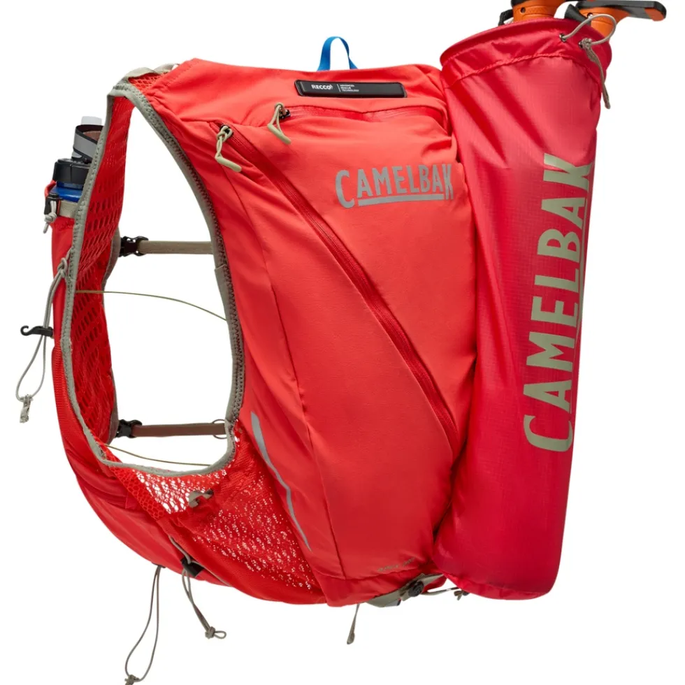 CamelBak Apex Pro 12L Hardloopvest + 2 x 500ml Quick Stow™ Flasks - scarlet