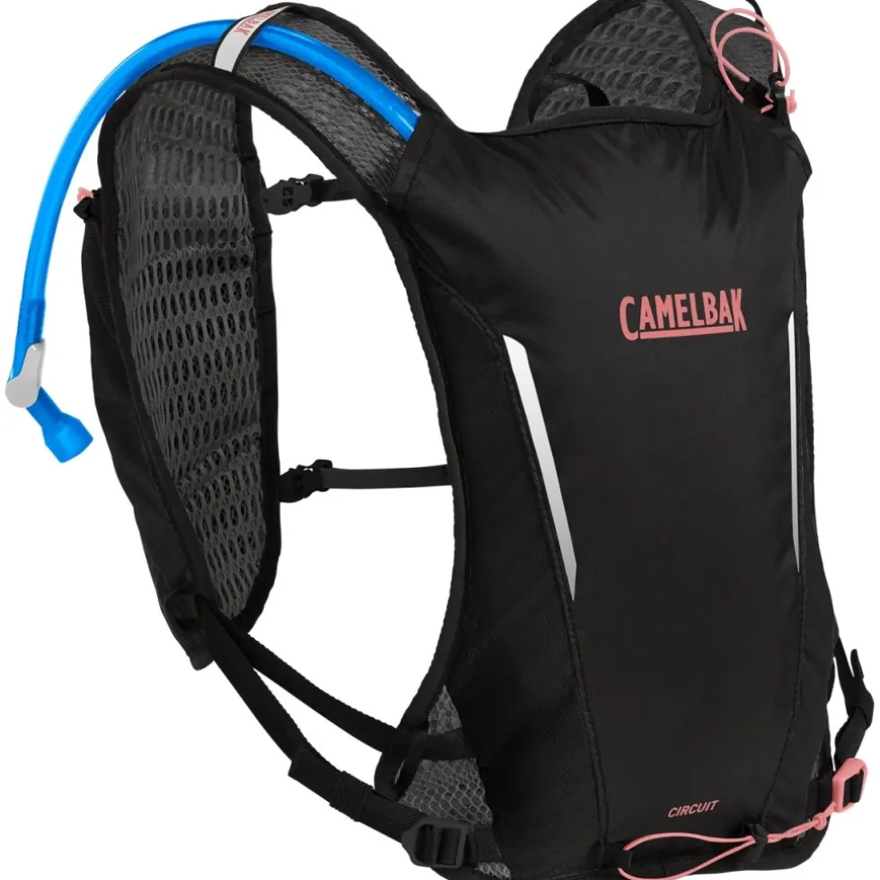 CamelBak Circuit 7L Hardloopvest met drinksysteem voor dames + 1,5 liter Crux-reservoir - zwart