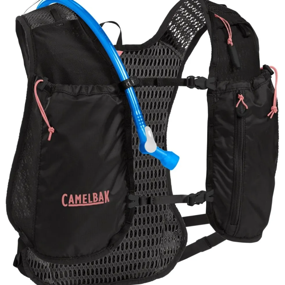 CamelBak Circuit 7L Hardloopvest met drinksysteem voor dames + 1,5 liter Crux-reservoir - zwart