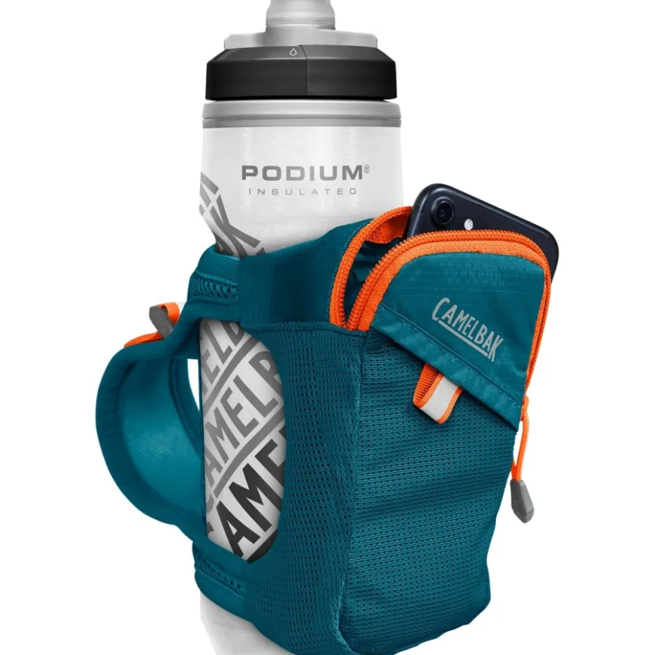 Bidons < CamelBak Quick Grip Chill Geïsoleerde handgreep + 620 ml podium Chill geïsoleerde drinkfles - corsair teal