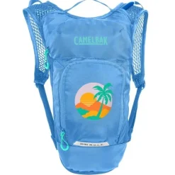 Drinkrugzakken < CamelBak Mini M.U.L.E. 5L Drinkrugzak voor kinderen + 1,5 liter Crux-reservoir - blauw/palm