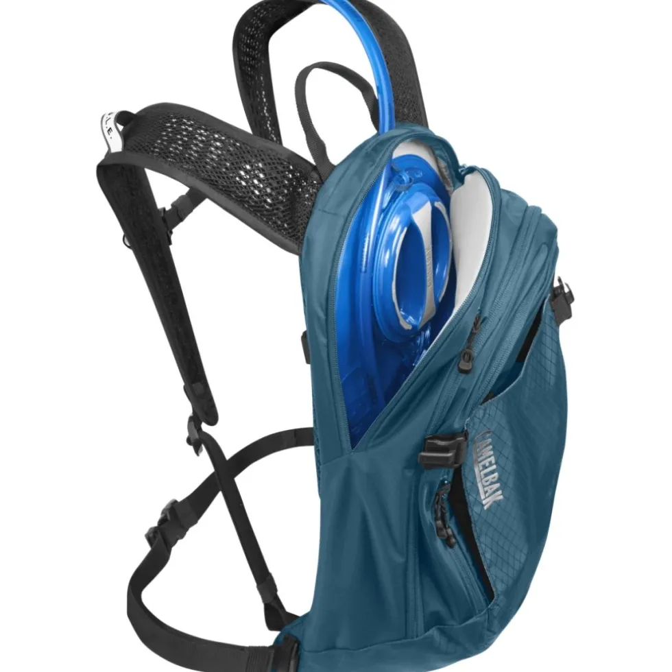 CamelBak M.U.L.E. 12L Drinkrugzak + 3 liter Crux-reservoir - moroccan blue/zwart