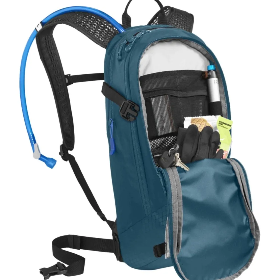 CamelBak M.U.L.E. 12L Drinkrugzak + 3 liter Crux-reservoir - moroccan blue/zwart