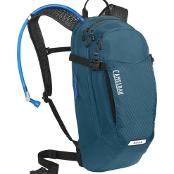 CamelBak M.U.L.E. 12L Drinkrugzak + 3 liter Crux-reservoir - moroccan blue/zwart
