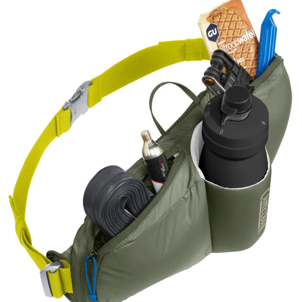 CamelBak Podium Flow 2L Heuptas + 620 ml Podium Dirt bike-fles - dusty olive